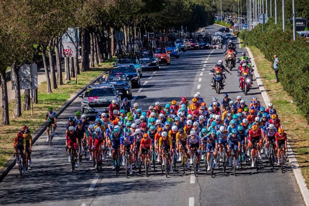 CRO Race 2026: Stage 1 Cyclists compete during the first stage of the CRO Race 2026, a 167-kilometre route from Split to Seget Donji in Split, Croatia on September 22, 2026. The six-stage race runs from September 22 to 27 across Croatia.  ZvonimirxBarisin PIXSELL