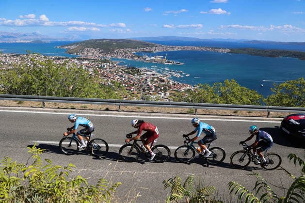 CRO Race 2026: Stage 1 Cyclists compete during the first stage of the CRO Race 2026, a 167-kilometre route from Split to Seget Donji in Seget Donji, Croatia on September 22, 2026. The six-stage race runs from September 22 to 27 across Croatia.  IvanaxIvanovic PIXSELL