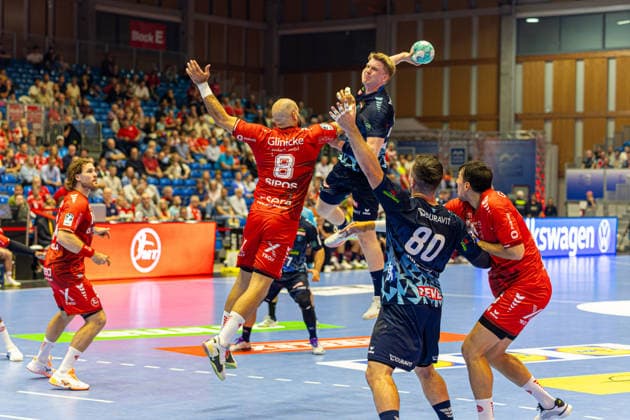 HBL Pokal, 2. Runde, Kassel, MT Melsungen vs. Rhein-Neckar Loewen, Rothenbach-Halle Kassel; 22.09.2026 HBL Pokal, 2. Runde, Kassel, Germany - 22.09.2026: Handball Bundesliga, Spiel der MT Melsungen vs. Rhein-Neckar Loewen, Rothenbach-Halle Kassel Copyright: xBEAUTIFULxSPORTS Freudensteinx