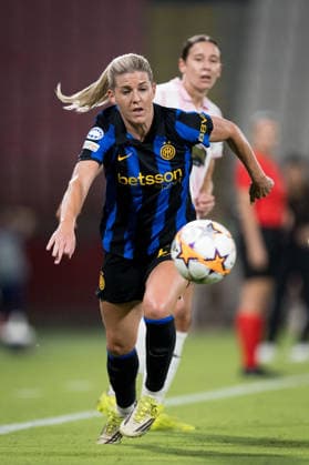 260922 Olivia Schough of Inter during the Women s Champions League football match between Inter and Häcken on September 22, 2026 in Monza. Photo: Carl Sandin BILDBYRAN kod CS CS0982 fotboll football soccer fotball uefa womens champions league inter häcken dam bbeng fotboll football soccer fotball uefa womens champions league inter häcken dam bbeng Copyright: CARLxSANDIN BB260922CS108