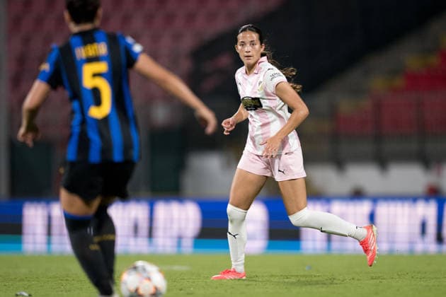 260922 Delaney Egbuka of Häcken during the Women s Champions League football match between Inter and Häcken on September 22, 2026 in Monza. Photo: Carl Sandin BILDBYRAN kod CS CS0982 fotboll football soccer fotball uefa womens champions league inter häcken dam bbeng fotboll football soccer fotball uefa womens champions league inter häcken dam bbeng Copyright: CARLxSANDIN BB260922CS109