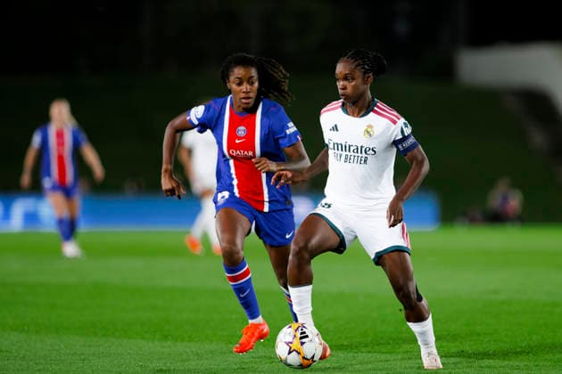 UEFA Women s Champions League - Real Madrid vs Paris Saint-Germain MADRID, SPAIN -September 22:Linda Caicedo of Real Madrid in action during the UEFA Women s Champions League match between Real Madrid and Paris Saint-Germain at Alfredo Di Stefano stadium in Madrid.(Photo by Guille Martinez f22photo) Madrid Alfredo Di Stefano Stadium Spain Copyright: xGuillermoxMartinezx