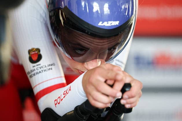 2026 UCI Road World Championships Picture by Alex Whitehead SWpix.com - 22 09 2026 - Cycling - 2026 UCI Road World Championships - MontrÃ al, Canada - Women Junior Individual Time Trial (ITT) - Maria OkruciÅ ska (Poland) MontrÃ al Avenue du Parc Canada Copyright: x xSWpix.comx(t axPhotographyxHubxLtd)xAlexxWhitehead SWpix.comx SWP-3521-1718