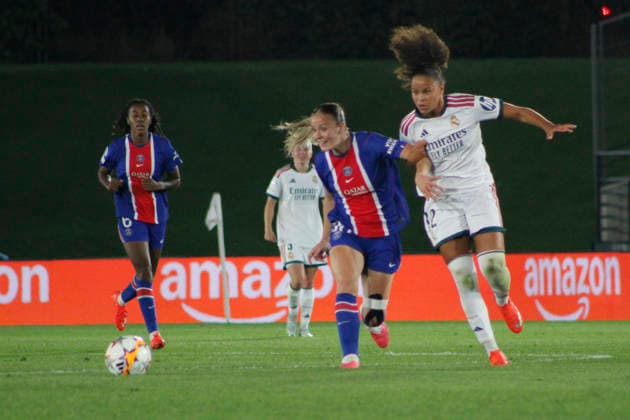 ESP: Women Champions League Real Madrid v PSG Felicia Schroder of Real madrid during Women Champions League match between Real Madrid v Paris Saint-Germain Football Club played at Ciudad Deportiva del Real Madrid, Valdebebas, Madrid on september 22 2026 in Spain Madrid Spain Soccer Copyright: xAgenciaxLOFx