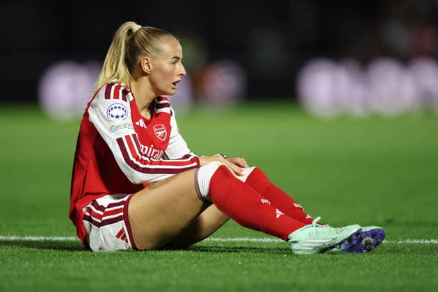 Arsenal v HB Koge Women 22 September 2026, Borehamwood - UEFA Women™s Champions League - Arsenal v HB Koge Women - Chloe Kelly of Arsenal - Photo: Charlotte Wilson Offside. Borehamwood UK Copyright: xCharlottexWilsonx xOffsidexOffside