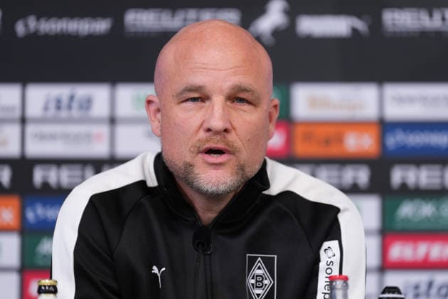 23.09.2026, xydrx, Fußball, Pressekonferenz Borussia Mönchengladbach, Offizielle Trainervorstellung im ista-Borussia-Park, Saison 2026 2027: Rouven Schroeder (Sportdirektor Borussia Moenchengladbach) DFB regulations prohibit any use of photographs as image sequences and or quasi-video. Copyright: HMBxMedia YannisxDreimann