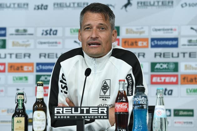 Vorstellung von Alexander Blessin als neuer Cheftrainer von Borussia Mönchengladbach am 23.09.2026 im ista-Borussia-Park in Mönchengladbach Alexander Blessin ( Trainer Cheftrainer Mönchengladbach )