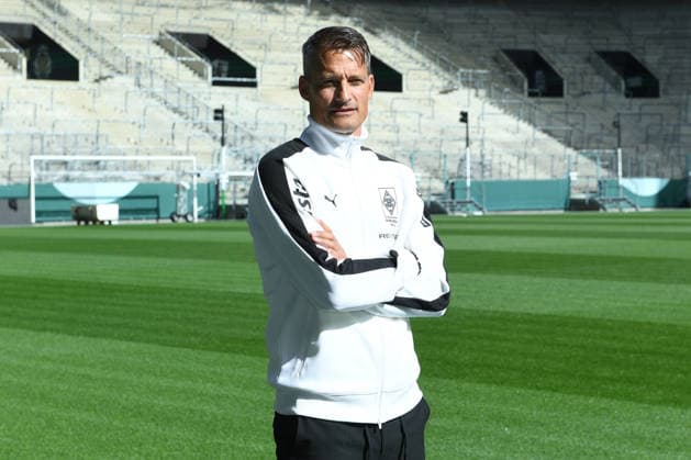 Vorstellung von Alexander Blessin als neuer Cheftrainer von Borussia Mönchengladbach am 23.09.2026 im ista-Borussia-Park in Mönchengladbach Alexander Blessin ( Trainer Cheftrainer Mönchengladbach )