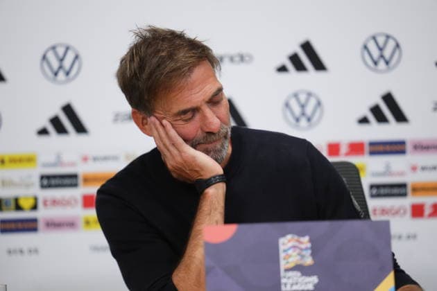NED: Jurgen Klopp press conference, PK, Pressekonferenz Germany national team, Nationalteam head coach Jurgen Klopp press conference at MD-1 of Netherlands v Germany, UEFA Nations League match at Johan Cruyff Arena Stadium on September 23, 2026 in Amsterdam Netherlands. kpng Copyright: xBaguxBlancox xPRESSINPHOTOx PS_2627_JURG_026