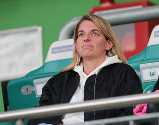 DFB Sportdirektorin Nia Kuenzer Fussball, Frauen, Saison 2026 2027, UEFA, Womens Europa Cup Qualifikation, 2.Runde, AOK stadion Wolfsburg, VfL Wolfburg gegen Sturm Graz
