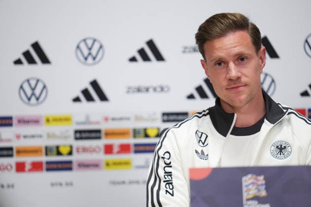 NED: Marc-Andre Ter Stegem press conference, PK, Pressekonferenz Marc-Andre Her Stegen press conference at MD-1 of Netherlands v Germany, UEFA Nations League match at Johan Cruyff Arena Stadium on September 23, 2026 in Amsterdam Netherlands. kpng Copyright: xBaguxBlancox xPRESSINPHOTOx PS_2627_TER_052