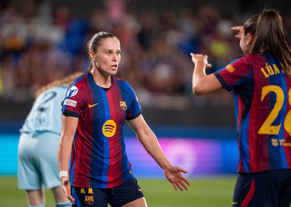 ESP: UEFA Womens champions league FC Barcelona, Barca v Paris FC Ewa Pajor of Barcelona scores goal and celebrates during UEFA Womens Champions League between FC Barcelona v Paris FC played at Spotify Camp Nou Stadium in Barcelona on September 23, 2026 in Spain Copyright: xAgenciaxLOFx