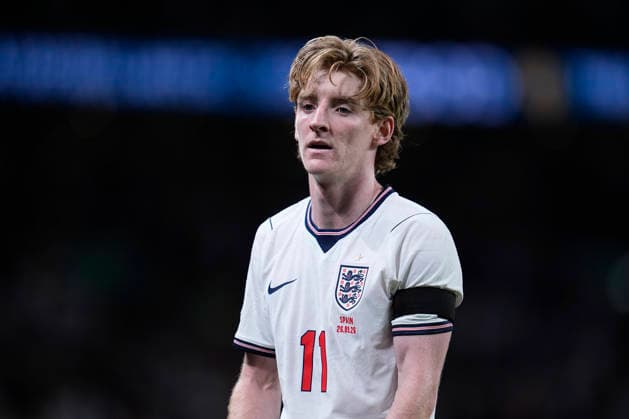 September 26, 2026, London, London, England: Anthony Gordon of England celebrates after scoring his team s first goal during the UEFA Nations League 2026 27 League Phase MD1 Group A3 match between England and Spain at Wembley Stadium on September 26, 2026, in London, England. England V Spain - UEFA Nations League 2026 27 League Phase MD1 Group A3  - ZUMAa181 20260926_zaa_a181_157 Copyright: xDennisxAgyemanx