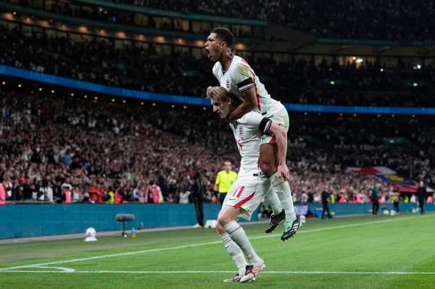 September 26, 2026, London, London, England: Anthony Gordon of England celebrates after scoring his team s first goal during the UEFA Nations League 2026 27 League Phase MD1 Group A3 match between England and Spain at Wembley Stadium on September 26, 2026, in London, England. London England - ZUMAa181 20260926_zaa_a181_172 Copyright: xDennisxAgyemanx