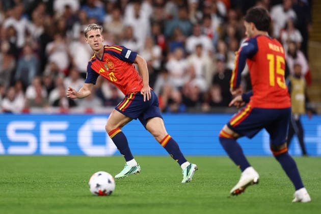 England v Spain 26 September 2026, London - UEFA Nations League - England v Spain - Dani Olmo of Spain - Photo: Jacques Feeney Offside. London UK Copyright: xJacquesxFeeneyx xOffsidexOffside
