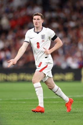 England v Spain 26 September 2026, London - UEFA Nations League - England v Spain - Elliot Anderson of England - Photo: Jacques Feeney Offside. London UK Copyright: xJacquesxFeeneyx xOffsidexOffside