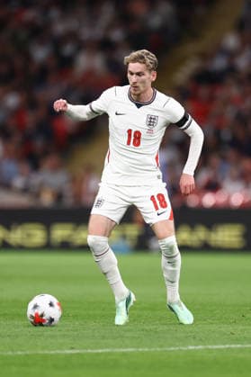 England v Spain 26 September 2026, London - UEFA Nations League - England v Spain - James Garner of England - Photo: Jacques Feeney Offside. London UK Copyright: xJacquesxFeeneyx xOffsidexOffside