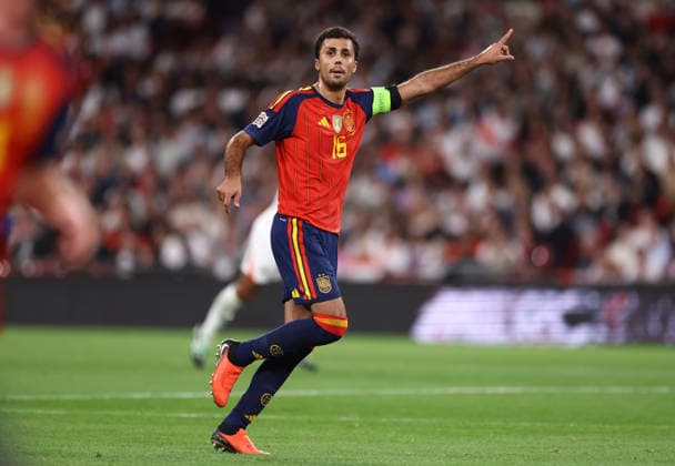 England v Spain 26 September 2026, London - UEFA Nations League - England v Spain - Rodri of Spain - Photo: Jacques Feeney Offside. London UK Copyright: xJacquesxFeeneyx xOffsidexOffside