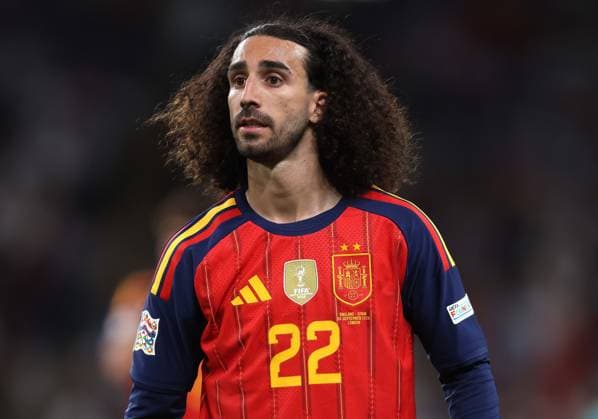 UEFA Nations League - England v Spain LONDON, ENGLAND, SEPTEMBER 26: Marc Cucurella of Spain national team, Nationalteam during The UEFA Nations League Group Stage match in Group C3 between England v Spain at Wembley Stadium, London, England, on September 26. (Photo by Daniel Weir) London Wembley Stadium England Copyright: xDanielxWeir SportsxPressxPhotox Sportspressphoto_SPR240653