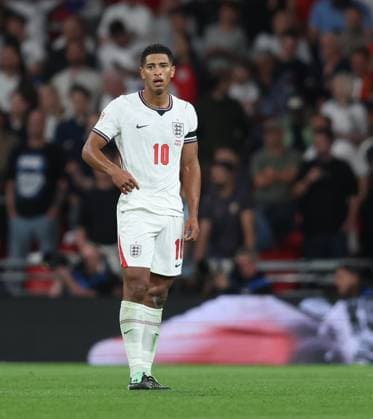 UEFA Nations League - England v Spain LONDON, ENGLAND, SEPTEMBER 26: Jude Bellingham of England national team, Nationalteam during The UEFA Nations League Group Stage match in Group C3 between England v Spain at Wembley Stadium, London, England, on September 26. (Photo by Daniel Weir) London Wembley Stadium England Copyright: xDanielxWeir SportsxPressxPhotox Sportspressphoto_SPR240693