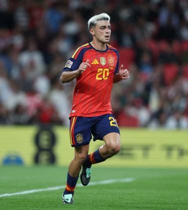 UEFA Nations League - England v Spain LONDON, ENGLAND, SEPTEMBER 26: Dani Olmo of Spain national team, Nationalteam during The UEFA Nations League Group Stage match in Group C3 between England v Spain at Wembley Stadium, London, England, on September 26. (Photo by Daniel Weir) London Wembley Stadium England Copyright: xDanielxWeir SportsxPressxPhotox Sportspressphoto_SPR240699