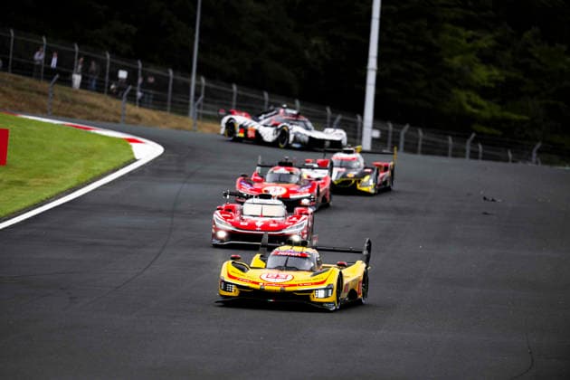FIA WEC - 6 HOURS OF FUJI 2026 83 HANSON Phil (gbr), KUBICA Robert (pol), YE Yifei (chn), AF Corse, Ferrari 499P 83, Hypercar, action during the 6 Hours of Fuji 2026, 6th round of the 2026 FIA World Endurance Championship, from September 25 to 27, 2026 on the Fuji Speedway in Oyama, Shizuoka, Japan - OyamaJapan Copyright: xFabrizioxBoldonix