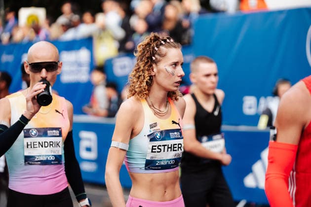 27.09.26, BMW Berlin Marathon 2026, Berlin Esther Pfeiffer (GER) before the start Berlin Berlin BE Deutschland