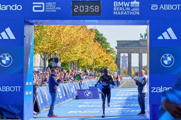 Gabriel Geay, Zieleinlauf, GER, BMW Generali Berlin Marathon 2026, 27.09.2026 GER, BMW Generali Berlin Marathon 2026, 27.09.2026 Berlin