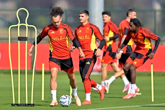 Belgium v France - UEFA Nations League 2026 Media Activities 27 09 2026 TUBEKE, BELGIUM - SEPTEMBER 27 : Theate Arthur defender of Belgium during a training session ahead of the UEFA Nations League tournament league phase matchday 2 group A1 match between Belgium and France on September 27, 2026 in Tubeke, Belgium, 27 09 2026 Tubeke Belgium  Copyright: xSesx