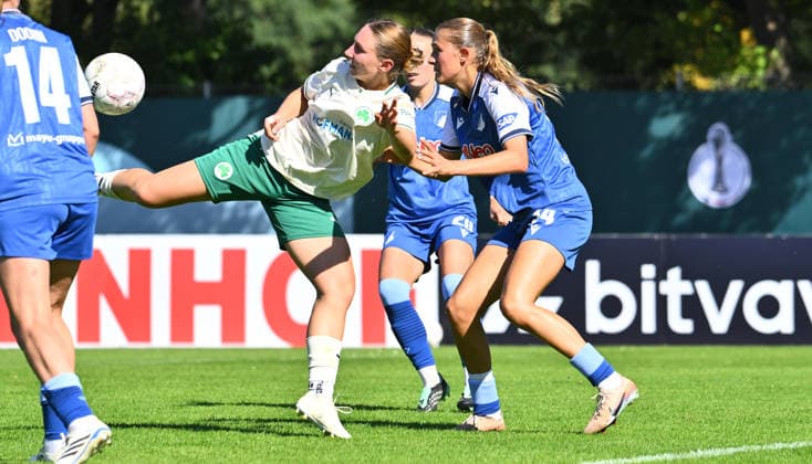 27.09.2026 - Fussball - Saison 2026 2027 - DFB Pokal Vereinspokal Frauen Damen - 01. Runde: SpVgg Greuther Fürth ( Kleeblatt ) - TSG 1899 Hoffenheim - Sportfoto Zink - xwoxzix - regulations prohibit any use of photographs as image sequences and or quasi-video - Luisa Wölfel Woelfel (10, SpVgg Greuther Fürth ) Svenja Vöhringer (34, TSG Hoffenheim )