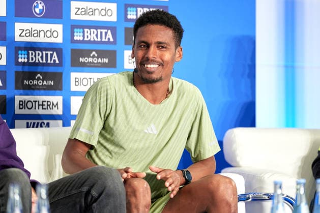 Haftom Welday, (GER), im Interview, Pressekonferenz, GER, BMW Generali Berlin Marathon 2026, 27.09.2026 GER, BMW Generali Berlin Marathon 2026, 27.09.2026 Berlin