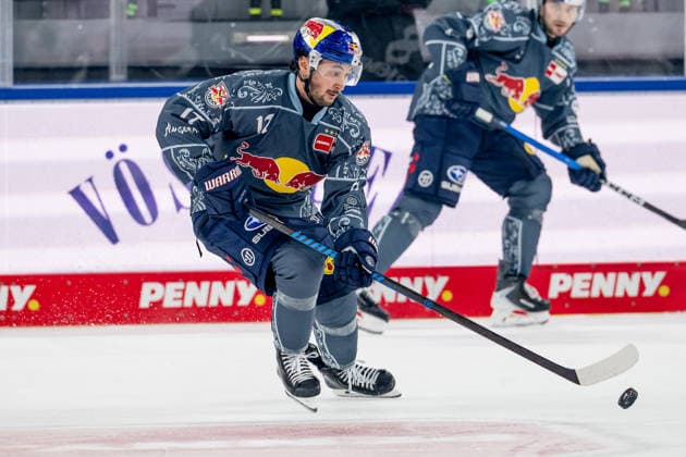 Taro Hirose (EHC Red Bull Muenchen, 17) GER, EHC Red Bull Muenchen vs. Loewen Frankfurt Eishockey, DEL, Saison 2026 2027, 4. Spieltag, 27.09.2026. Foto: HMB Media Heike Feiner Copyright: HMBxMedia HeikexFeiner