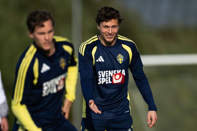 260927 Victor Nilsson Lindelöf of the Swedish men s national football team at a training session on September 27, 2026 in Stockholm. Photo: Emma Wallskog BILDBYRAN kod EW EW0711 fotboll football soccer fotball nations league uefa nations league träning practice training sverige sweden sverige a bbeng Copyright: EMMAxWALLSKOG BB260927EW021