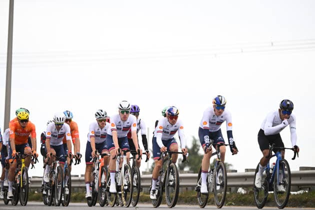 2026 UCI Road World Championships Picture by Zac Williams SWpix.com - 27 09 2026 - Cycling - 2026 UCI Road World Championships - MontrÃ al, Canada - Men Elite Road Race - Tom Pidcock (Great Britain), Fred Wright (Great Britain) Copyright: x xSWpix.comx(t axPhotographyxHubxLtd)xZacxWilliams SWpix.comx SWP-3521-4737