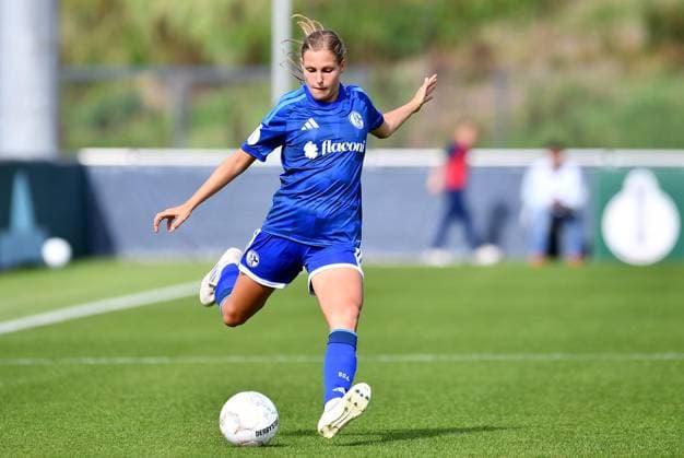 Schalke 04 - SGS Essen ** NUR FÜR REDAKTIONELLE ZWECKE ** EDITORIAL USE ONLY **<p>Fußball Frauen DFB-Pokall 1. Runde: Schalke 04 - SGS Essen am 27.09.2026 im Parkstadion in Gelsenkirchen Pia Sophie Rybacki ( Schalke 04 ) Deutschland Nordrhein Westfalen Gelsenkirchen Copyright: ThorstenxTillmann