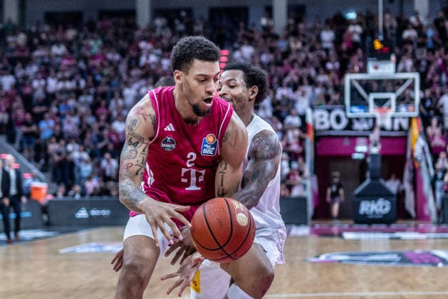 Alijah Comithier (Telekom Baskets Bonn, 02) Telekom Baskets Bonn vs. SYNTAINICS MBC, Basketball, easy Credit BBL, 03. Spieltag, 2026 2027, 27.09.2026 Telekom Baskets Bonn vs. SYNTAINICS MBC, Basketball, easy Credit BBL, 03. Spieltag, 2026 2027, 27.09.2026 Bonn Copyright: xEibner-Pressefoto GerhardxWingenderx EP_GWR