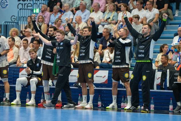 Markus Puetz, Cheftrainer, (Bergischer Handball-Club 06), VfL Gummersbach vs. Bergischer Handball Club 06, Opel Handball Bundesliga, Herren , 6. Spieltag, 27.09.2026 Gummersbach NRW Deutschland