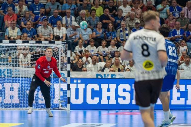 Bertram Obling, Torwart, (VfL Gummersbach 16), VfL Gummersbach vs. Bergischer Handball Club 06, Opel Handball Bundesliga, Herren , 6. Spieltag, 27.09.2026 Gummersbach NRW Deutschland