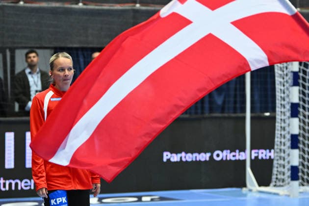Norway - Denmark, EURO CUP Women 2026 EHF EURO CUP FINALS Sandra Toft of Denmark reacts at the final of the Euro Cup Women 2026 EHF Euro cups Finals game between Hungary and Romania, September 27, 2026, in Bucharest, Romania. Copyright: xAlexxNicodimx