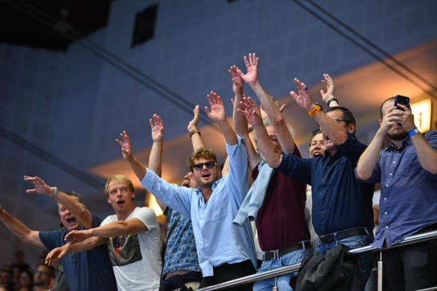 Norway - Denmark, EURO CUP Women 2026 EHF EURO CUP FINALS Denmark fans react at the final of the Euro Cup Women 2026 EHF Euro cups Finals game between Hungary and Romania, September 27, 2026, in Bucharest, Romania. Copyright: xAlexxNicodimx