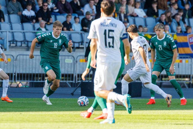 Tautu lygos rungtynes Lietuva – Azerbaidžanas. 2026-09-27, Kaunas Kaunas Lietuva Copyright: xErikasxOvcarenkox