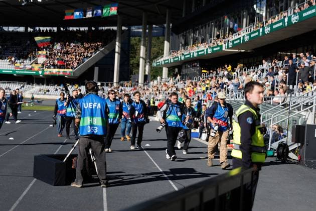 Tautu lygos rungtynes Lietuva – Azerbaidžanas. 2026-09-27, Kaunas Kaunas Lietuva Copyright: xErikasxOvcarenkox