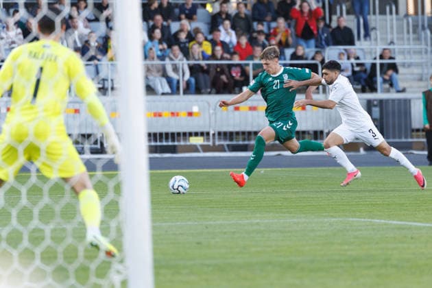 Tautu lygos rungtynes Lietuva – Azerbaidžanas. 2026-09-27, Kaunas Kaunas Lietuva Copyright: xErikasxOvcarenkox