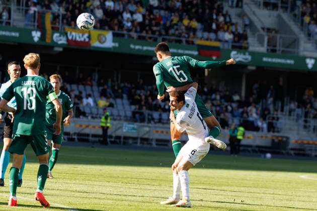 Tautu lygos rungtynes Lietuva – Azerbaidžanas. 2026-09-27, Kaunas Kaunas Lietuva Copyright: xErikasxOvcarenkox
