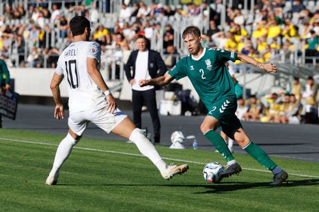 Tautu lygos rungtynes Lietuva – Azerbaidžanas. 2026-09-27, Kaunas Kaunas Lietuva Copyright: xErikasxOvcarenkox