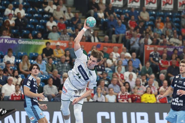 Handball I Herren I Saison 2026 2027 I Bundesliga I 6. Spieltag I Handball Club Hamburg - HSG Wetzlar I 27.09.2026 Paul Kompenhans (34, HSG Wetzlar) Hamburg Alsterdorfer Sporthalle Hamburg Deutschland Copyright: xLobeca RalfxHomburgx