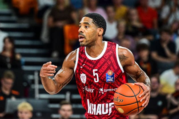 27.09.2026, GER, Basketball, Herren, easycredit Basketball Bundesliga, Saison 2026 2027, 3. Spieltag, ratiopharm Ulm vs Fitness First Würzburg Baskets Kenny Dye (Wuerzburg, 5) Neu-Ulm ratiopharm Arena Bayern Deutschland Copyright: xNordphotox xHafnerx