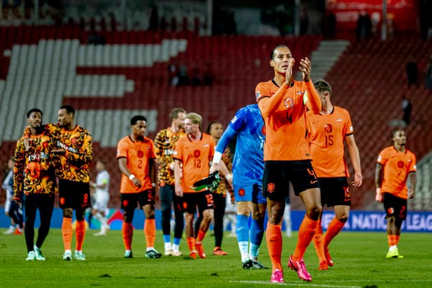 BELGRADO - Nederland defender Virgil van Dijk during the UEFA Nations League match between Servie and Nederland at Rajko Mitic Stadion on 27 September 2026 in Belgrado, Servie. (Photo by DeFodi Images) -