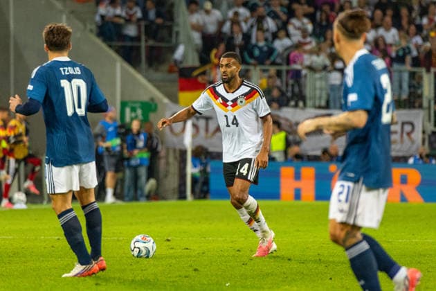 27.09.26 Deutschland - Griechenland Deutschland, Augsburg, 27.09.2026, Fussball, Nations League, Saison 2026 2027, Deutschland - Griechenland: Josha Vagnoman (Deutschland).