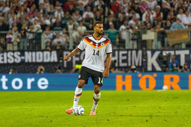27.09.26 Deutschland - Griechenland Deutschland, Augsburg, 27.09.2026, Fussball, Nations League, Saison 2026 2027, Deutschland - Griechenland: Josha Vagnoman (Deutschland).